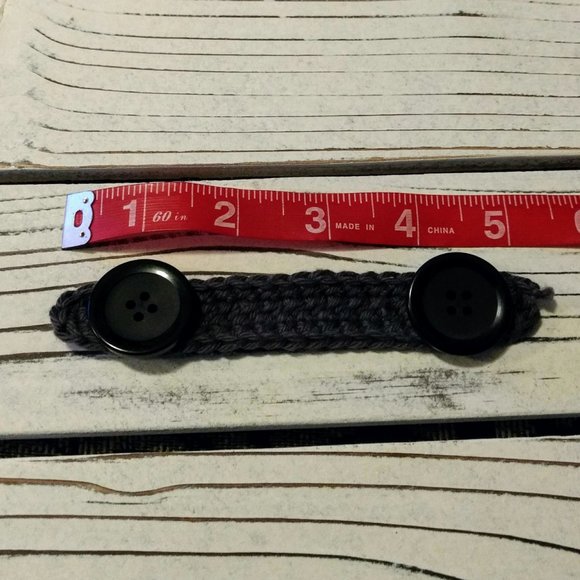 Handmade Crochet Face Mask Ear Saver - Picture 3 of 6